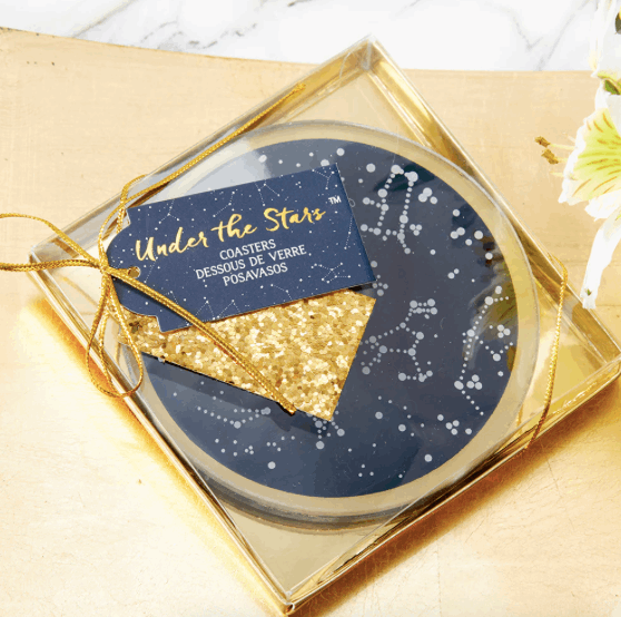 Under The Stars Glass Coasters (SET OF 2)
