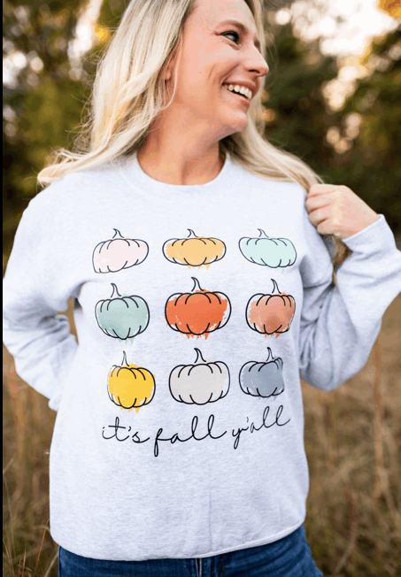It's Fall Y'all Thanksgiving Shirt (Tee or Sweatshirt)