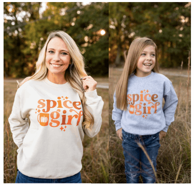Spice Girl Mommy & Me Shirt Set