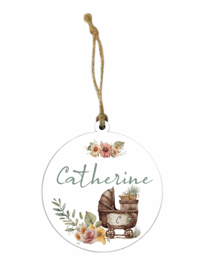 Cowgirl Personalized Christmas Ornament