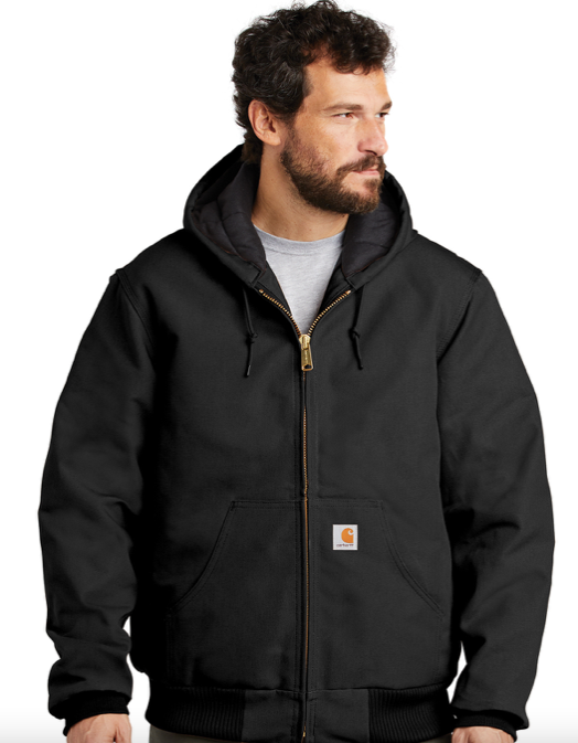 Carhartt ® Quilted-Flannel-Lined Duck Active Jacket