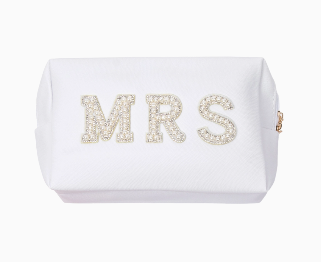 Mrs. Bridal Beauty Cosmetics Pouch For Brides