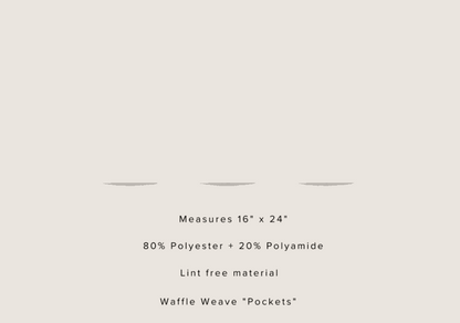 Boho Floral Autumn Leaves Kitchen Waffle Weave Towel