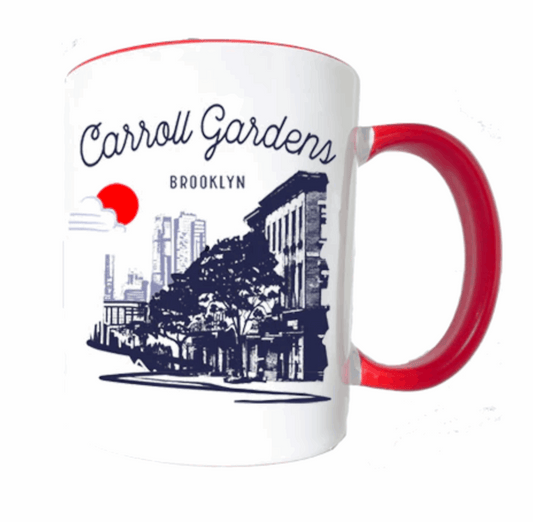 Carroll Gardens Brooklyn Sketch Mug