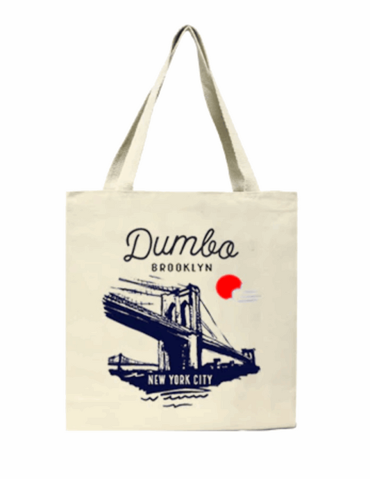 Dumbo Brooklyn Bridge Sketch Tote Bag