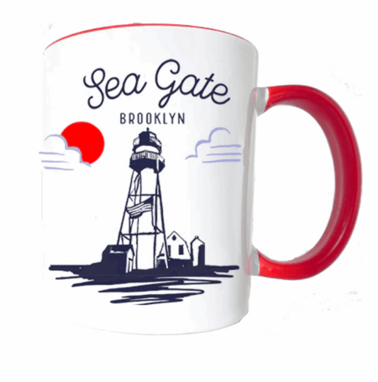 Sea Gate Brooklyn Sketch Mug