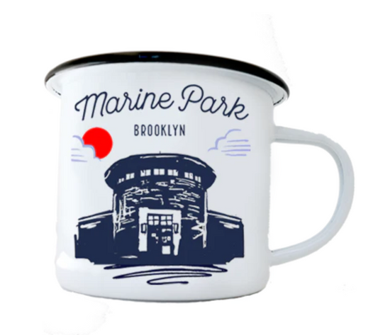 Marine Park Brooklyn Sketch Camp Mug