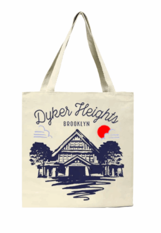 Dyker Heights Brooklyn Sketch Tote Bag