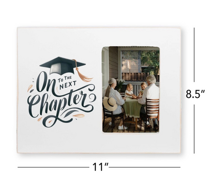 Graduation Photo Frame-On To the Next Chapter - NY Gift Boutique