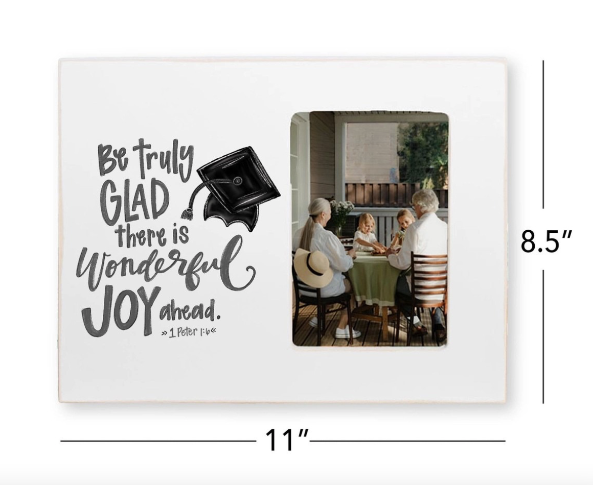 Graduation Be Truly Glad Photo Frame - NY Gift Boutique