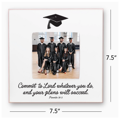 Graduation Commit To the Lord Whatever You Do Frame