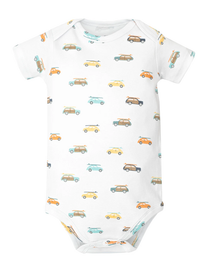 Hudson Baby Cotton Bodysuits 5-Pack, Cutest Beach Dude - NY Gift Boutique