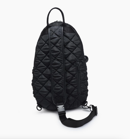 Match Point - Quilted Puffer Pickleball & Paddle Tennis Sling Backpack - NY Gift Boutique