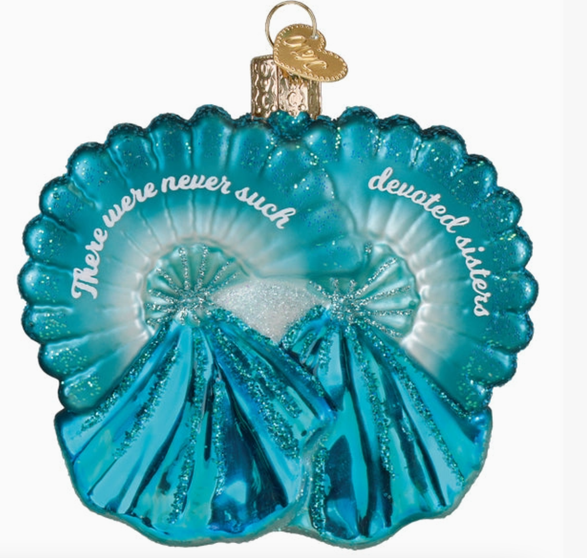 Sisters Sisters Glass Ornament - NY Gift Boutique