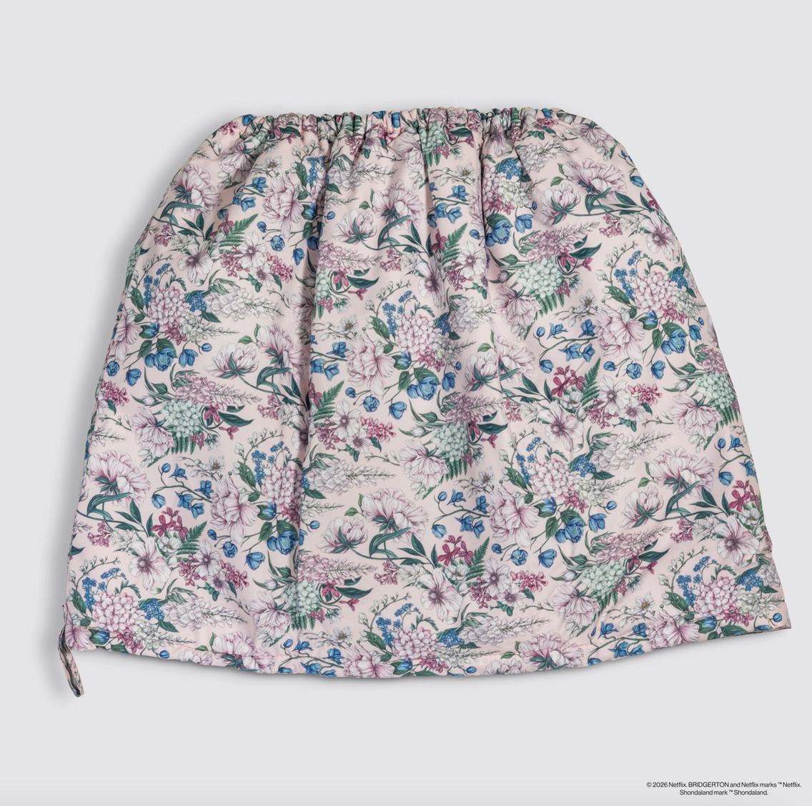 Bridgerton X Kitsch Satin-Lined Flexi Shower Cap in Wisteria - NY Gift Boutique