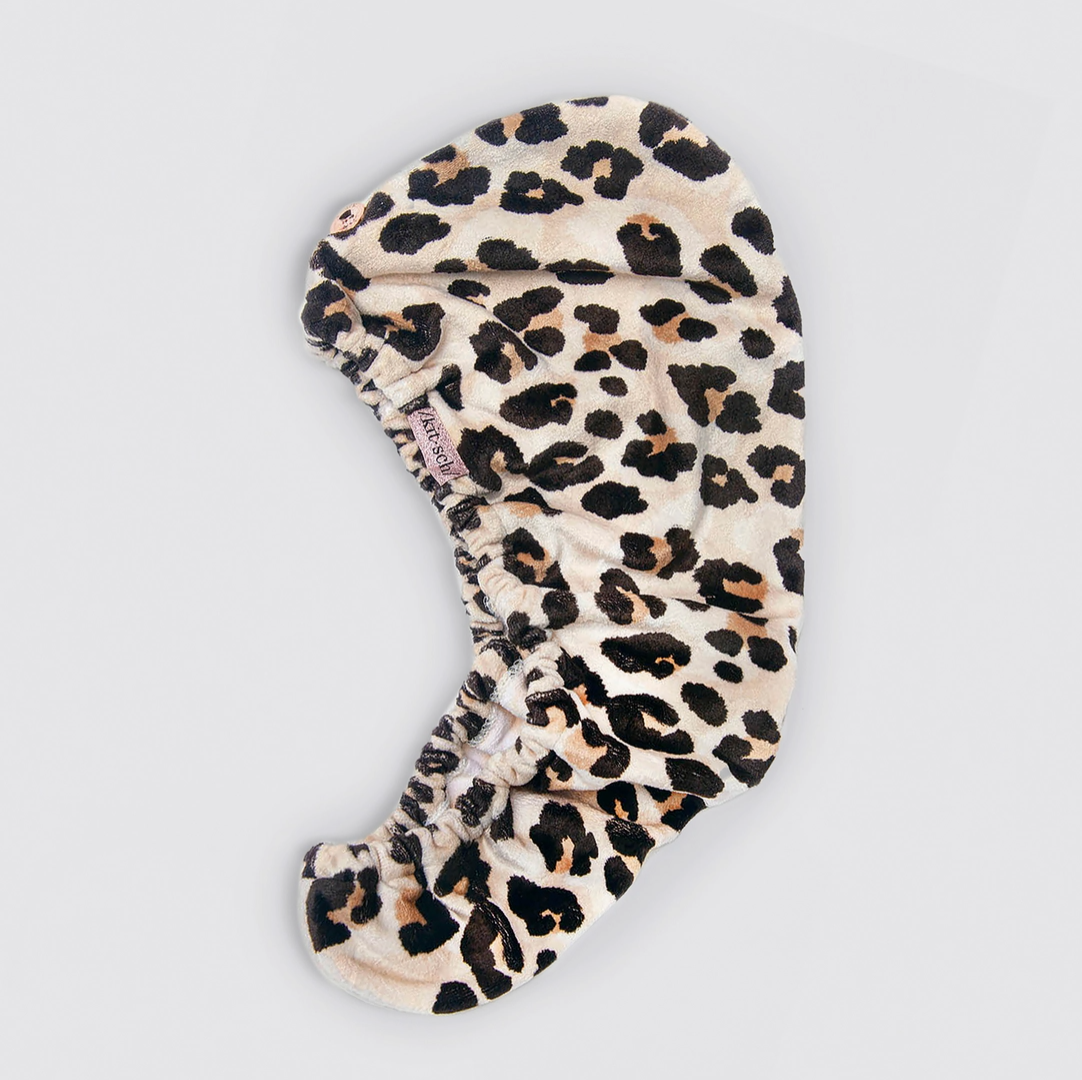 Quick Dry Hair Towel - Leopard - NY Gift Boutique