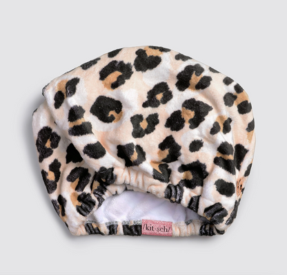 Quick Dry Hair Towel - Leopard - NY Gift Boutique