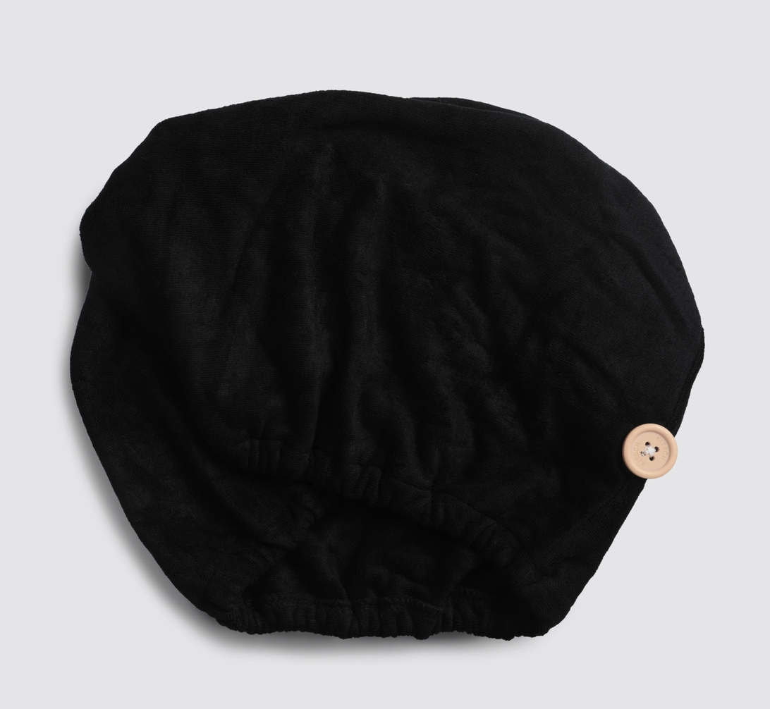 Quick Dry Hair Towel - Eco Black - NY Gift Boutique