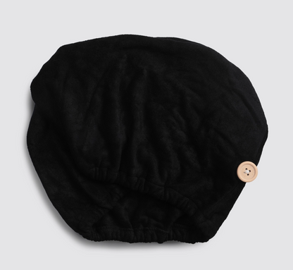 Quick Dry Hair Towel - Eco Black - NY Gift Boutique