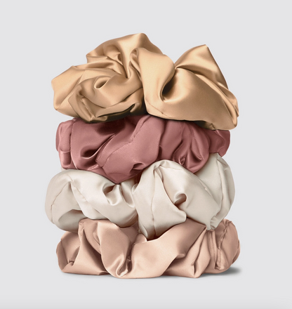 Pillow Scrunchies® in Satin 4pc - Blush - NY Gift Boutique