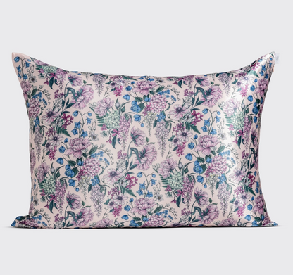 Bridgerton X Kitsch Satin Pillowcase in Wisteria - NY Gift Boutique