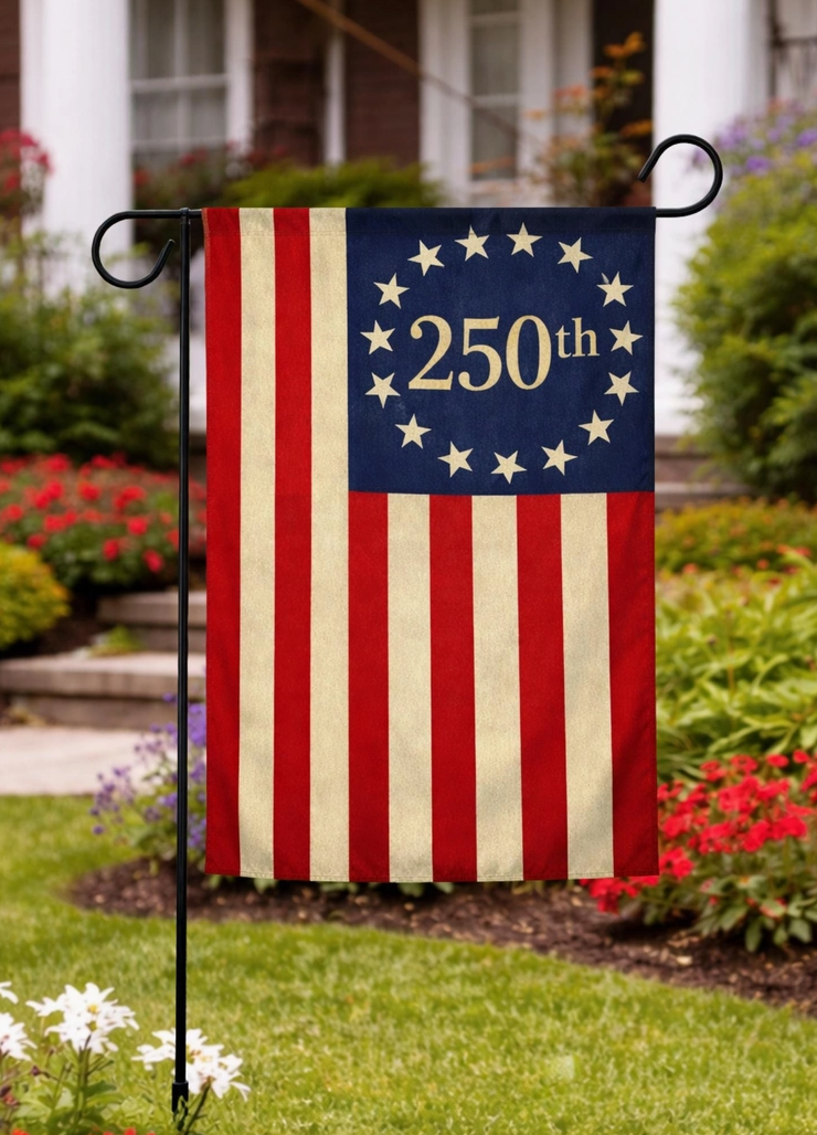 250th Anniversary Betsy Ross Garden Flag - NY Gift Boutique