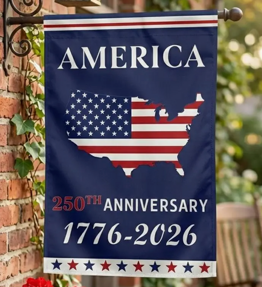 America 250 Garden Flag 1776–2026 - NY Gift Boutique
