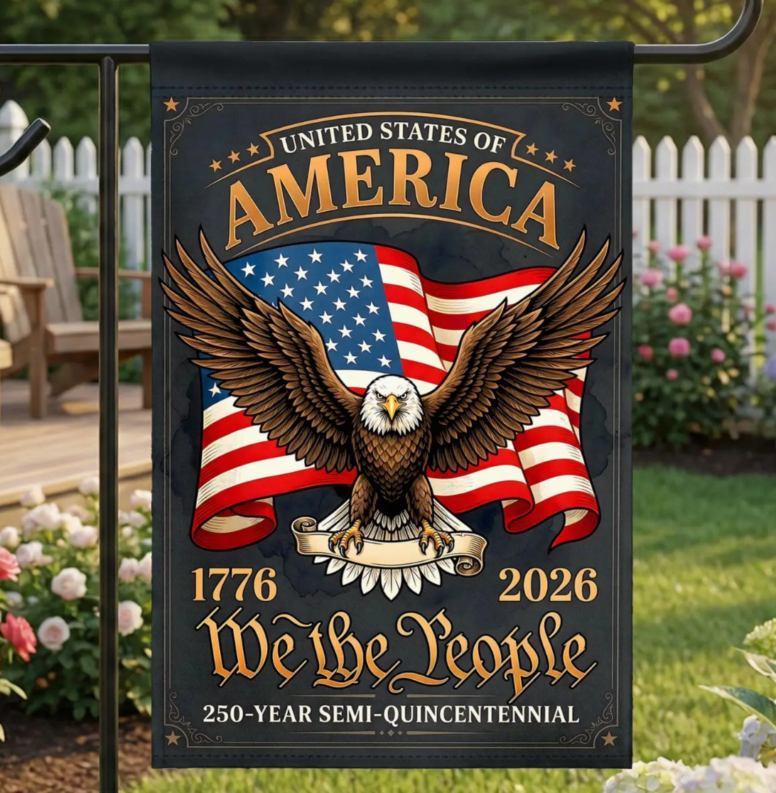America 250th Anniversary We the People Garden Flag - NY Gift Boutique