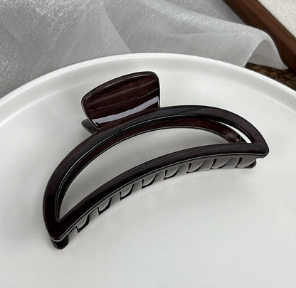 Woodgrain Jumbo Hair Clip - Foria Bundle of 6