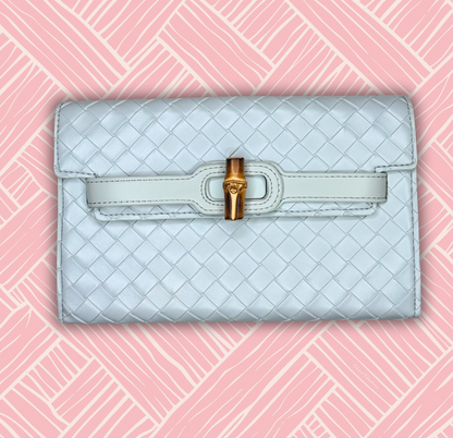Broad Clutch- Haint Blue - NY Gift Boutique