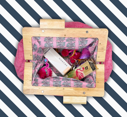 East Bay Clutch- Pink - NY Gift Boutique