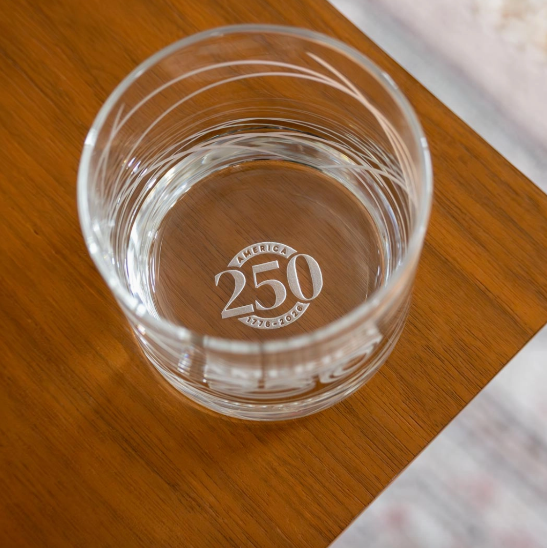 America250™ Longitude 10oz On the Rocks Whiskey Glass | Set of 12 - NY Gift Boutique