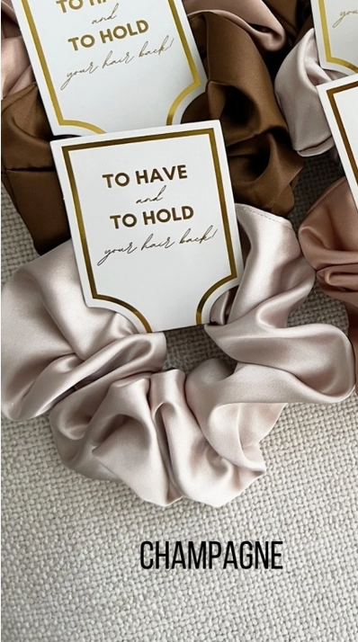 Silk Satin Soft Scrunchies - Grace Bundle of 6 - NY Gift Boutique