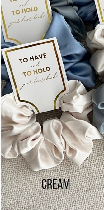 Silk Satin Soft Scrunchies - Grace Bundle of 6 - NY Gift Boutique