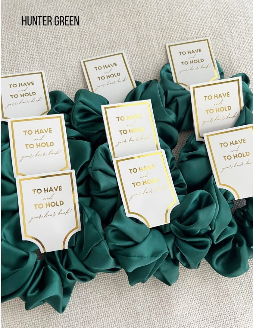 Silk Satin Soft Scrunchies - Grace Bundle of 6 - NY Gift Boutique