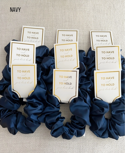 Silk Satin Soft Scrunchies - Grace Bundle of 6 - NY Gift Boutique
