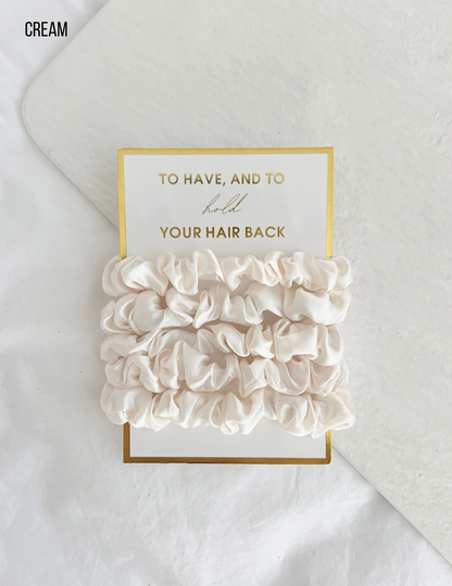 5PC Thin Scrunchies Set - Gia Bundle of 6 - NY Gift Boutique