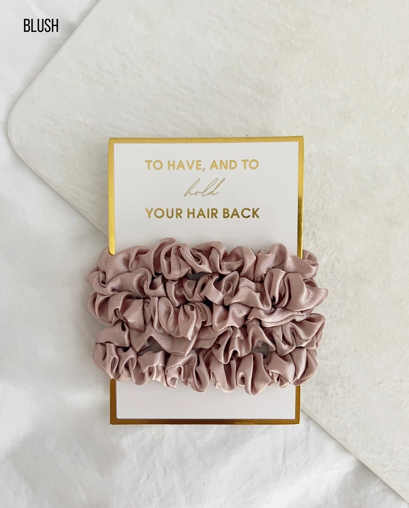 5PC Thin Scrunchies Set - Gia Bundle of 6 - NY Gift Boutique