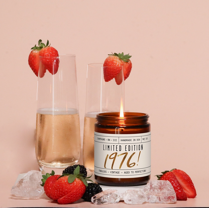 50th Birthday Candle Soy | Limited Edition 1976 Gift