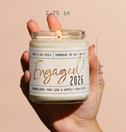 Engaged 2026 9 oz Soy Candle