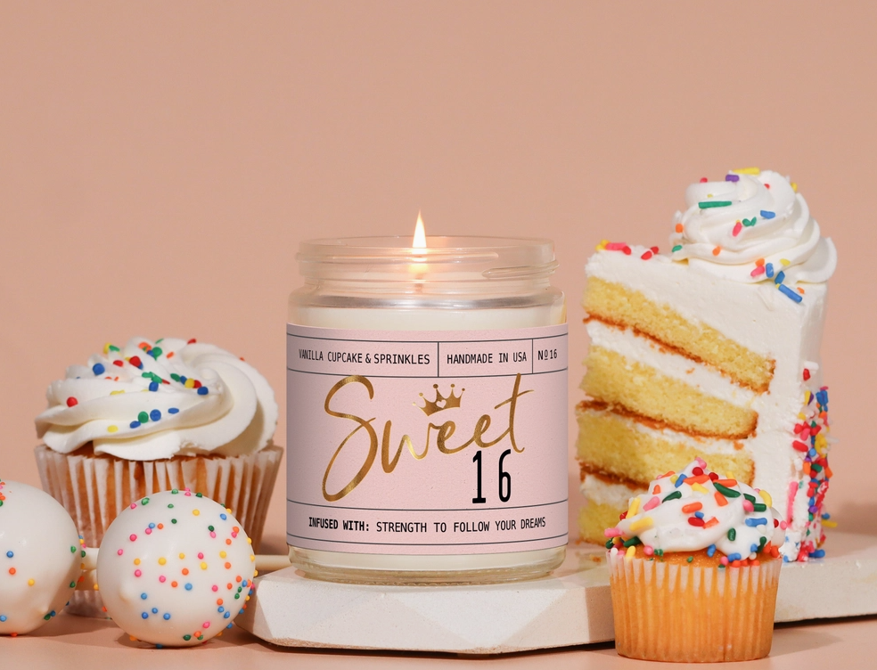 Sweet 16 9 oz Soy Candle