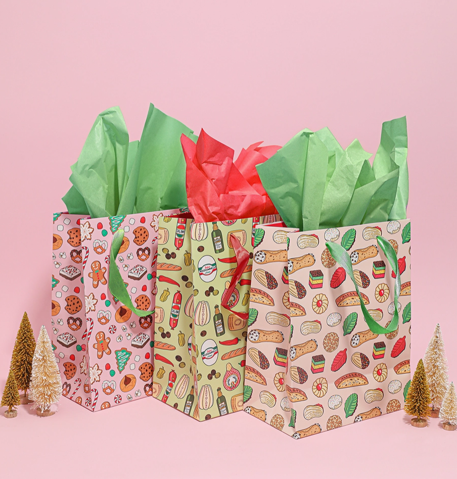 Baking Spirits Bright Gift Bag Set of 4