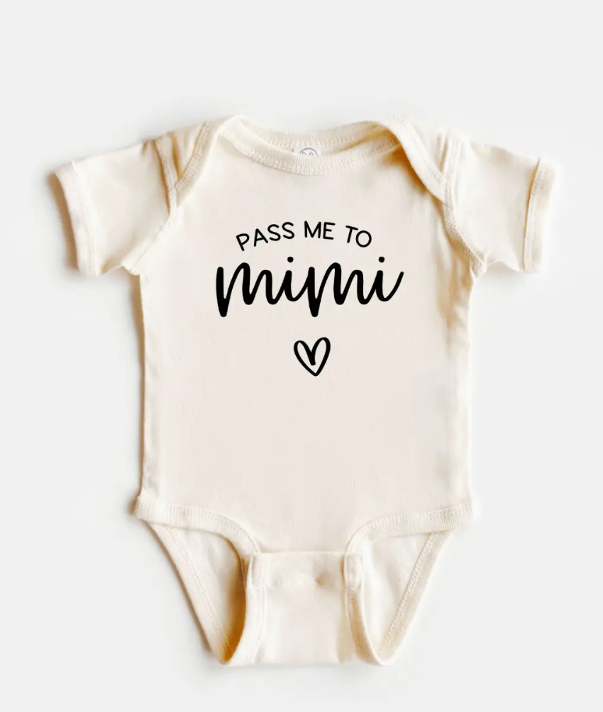 Pass Me To Mimi Baby Bodysuit