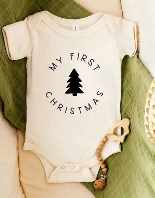 My First Christmas Baby Bodysuit