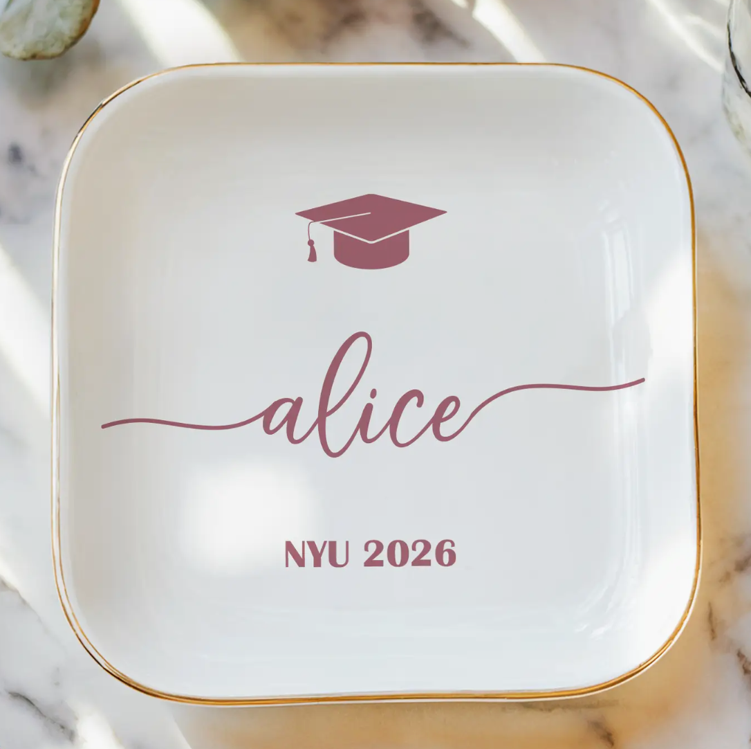Custom Graduation Ring Dish