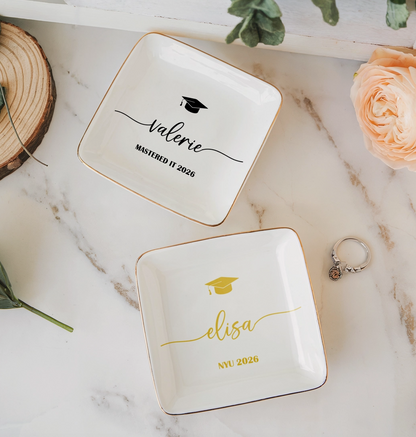 Custom Graduation Ring Dish