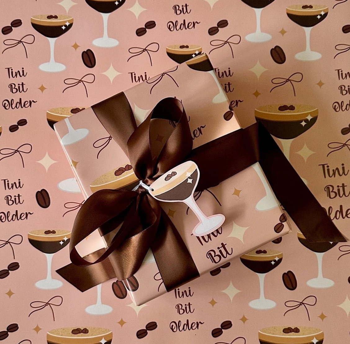 A Tini Bit Older Wrapping Paper - 20"in x 29"in