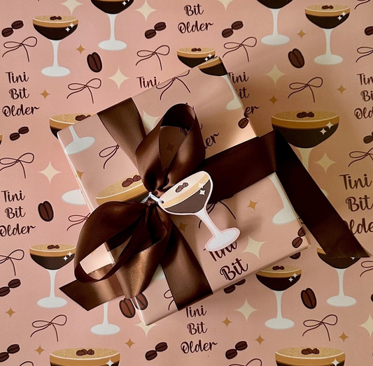 A Tini Bit Older Wrapping Paper - 20"in x 29"in