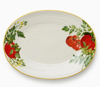 Pomodoro Oval Platter 16in X 11.5in