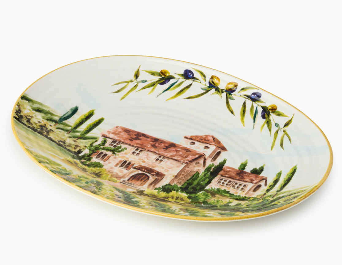Tuscany Oval Platter 16in X 11.5in